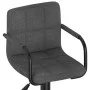 Dark gray fabric kitchen stool by , Kitchen stools - Ref: Foro24-334626, Price: 84,57 €, Discount: %