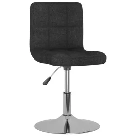 Swivel dining chair, black fabric by , dining chairs - Ref: Foro24-3087474, Price: 72,19 €, Discount: %