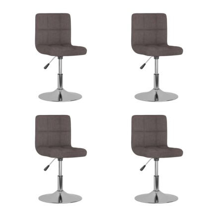 Sillas de comedor giratorias 4 unidades tela taupe de , Sillas de comedor - Ref: Foro24-3087457, Precio: 207,32 €, Descuento: %