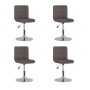 Sillas de comedor giratorias 4 unidades tela taupe de , Sillas de comedor - Ref: Foro24-3087457, Precio: 207,32 €, Descuento: %