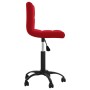 Silla de comedor giratoria de terciopelo vino tinto de , Sillas de comedor - Ref: Foro24-3087602, Precio: 76,69 €, Descuento: %
