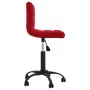 Silla de comedor giratoria de terciopelo vino tinto de , Sillas de comedor - Ref: Foro24-3087602, Precio: 75,08 €, Descuento: %