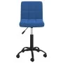 Silla de comedor giratoria de terciopelo azul de , Sillas de comedor - Ref: Foro24-3087600, Precio: 100,01 €, Descuento: %