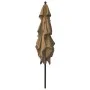 Sombrilla de 3 niveles con poste de aluminio gris taupé 2,5x2,5 m de vidaXL, Sombrillas - Ref: Foro24-313839, Precio: 80,63 €...