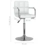 Weißer Kunstleder-Esszimmerstuhl von , Essstühle - Ref: Foro24-3087906, Preis: 91,15 €, Rabatt: %