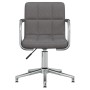 Silla de comedor giratoria tela gris oscuro de , Sillas de comedor - Ref: Foro24-3088063, Precio: 105,85 €, Descuento: %