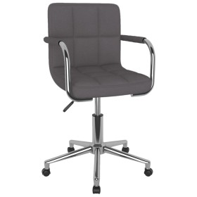 Silla de comedor giratoria de tela gris taupe de , Sillas de comedor - Ref: Foro24-3088164, Precio: 92,38 €, Descuento: %