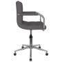 Silla de comedor giratoria de tela gris taupe de , Sillas de comedor - Ref: Foro24-3088164, Precio: 92,38 €, Descuento: %
