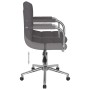 Silla de comedor giratoria de tela gris taupe de , Sillas de comedor - Ref: Foro24-3088164, Precio: 92,38 €, Descuento: %