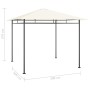Cenador color crema 3x3x2,7 m 180 g/m² de vidaXL, Carpas y cenadores - Ref: Foro24-313918, Precio: 185,36 €, Descuento: %