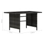 Set de muebles de jardín 4 pzas y cojines ratán sintético gris de , Conjuntos de jardín - Ref: Foro24-48143, Precio: 778,86 €...