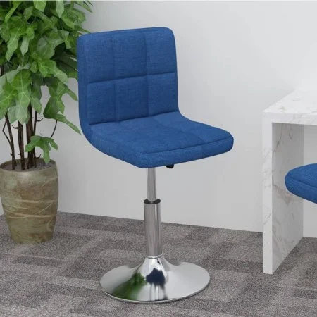 Blue fabric swivel kitchen stool by , Kitchen stools - Ref: Foro24-334203, Price: 73,81 €, Discount: %