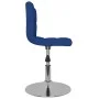 Blue fabric swivel kitchen stool by , Kitchen stools - Ref: Foro24-334203, Price: 73,81 €, Discount: %