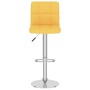 Taburete de cocina de tela amarillo mostaza de , Taburetes de cocina - Ref: Foro24-334236, Precio: 89,10 €, Descuento: %