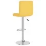 Taburete de cocina de tela amarillo mostaza de , Taburetes de cocina - Ref: Foro24-334236, Precio: 87,54 €, Descuento: %