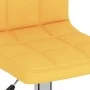 Taburete de cocina de tela amarillo mostaza de , Taburetes de cocina - Ref: Foro24-334236, Precio: 87,54 €, Descuento: %