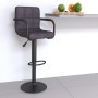 Taburete de cocina tela gris topo de , Taburetes de cocina - Ref: Foro24-334634, Precio: 85,96 €, Descuento: %
