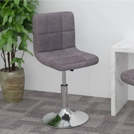 Taburete de cocina giratorio de tela gris taupé de , Taburetes de cocina - Ref: Foro24-334208, Precio: 73,81 €, Descuento: %