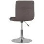 Taburete de cocina giratorio de tela gris taupé de , Taburetes de cocina - Ref: Foro24-334208, Precio: 73,81 €, Descuento: %