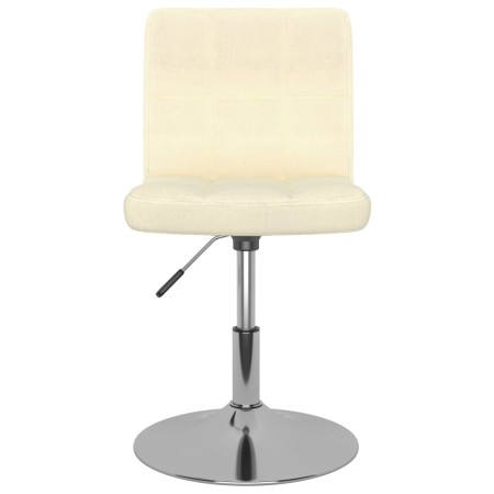 Silla de comedor giratoria tela color crema de , Sillas de comedor - Ref: Foro24-3087470, Precio: 77,50 €, Descuento: %