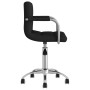 Silla de comedor giratoria tela negro de , Sillas de comedor - Ref: Foro24-3087975, Precio: 102,26 €, Descuento: %