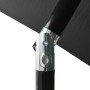 Sombrilla con LED y poste de acero gris antracita 2x3 m de vidaXL, Sombrillas - Ref: Foro24-313788, Precio: 76,13 €, Descuent...