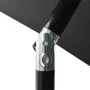 Sombrilla con LED y poste de acero gris antracita 2x3 m de vidaXL, Sombrillas - Ref: Foro24-313788, Precio: 75,46 €, Descuent...