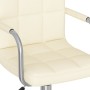 Silla de oficina giratoria de tela color crema de , Sillas de oficina - Ref: Foro24-334669, Precio: 90,57 €, Descuento: %