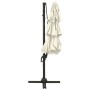 Sombrilla de 4 niveles con poste de aluminio arena 3x3 m de vidaXL, Sombrillas - Ref: Foro24-313828, Precio: 196,25 €, Descue...