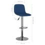 Kitchen stools 2 units blue fabric by , Kitchen stools - Ref: Foro24-333949, Price: 119,95 €, Discount: %