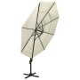 Sombrilla de 4 niveles con poste de aluminio arena 3x3 m de vidaXL, Sombrillas - Ref: Foro24-313828, Precio: 196,25 €, Descue...
