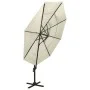 Sombrilla de 4 niveles con poste de aluminio arena 3x3 m de vidaXL, Sombrillas - Ref: Foro24-313828, Precio: 193,94 €, Descue...