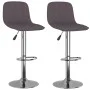 Kitchen stools 2 units gray taupe fabric by , Kitchen stools - Ref: Foro24-333954, Price: 133,68 €, Discount: %