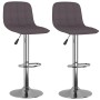 Taburetes de cocina 2 unidades tela gris taupe de , Taburetes de cocina - Ref: Foro24-333954, Precio: 135,90 €, Descuento: %