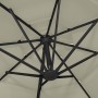 Sombrilla de 4 niveles con poste de aluminio arena 3x3 m de vidaXL, Sombrillas - Ref: Foro24-313828, Precio: 196,25 €, Descue...