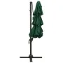 Sombrilla de 4 niveles con poste de aluminio verde 3x3 m de vidaXL, Sombrillas - Ref: Foro24-313829, Precio: 192,83 €, Descue...