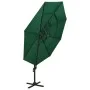 Sombrilla de 4 niveles con poste de aluminio verde 3x3 m de vidaXL, Sombrillas - Ref: Foro24-313829, Precio: 192,83 €, Descue...