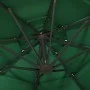 Sombrilla de 4 niveles con poste de aluminio verde 3x3 m de vidaXL, Sombrillas - Ref: Foro24-313829, Precio: 192,83 €, Descue...