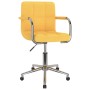 Silla de oficina giratoria de tela amarilla mostaza de , Sillas de oficina - Ref: Foro24-334798, Precio: 114,09 €, Descuento: %