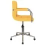 Silla de oficina giratoria de tela amarilla mostaza de , Sillas de oficina - Ref: Foro24-334798, Precio: 111,84 €, Descuento: %