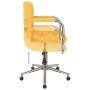 Silla de oficina giratoria de tela amarilla mostaza de , Sillas de oficina - Ref: Foro24-334798, Precio: 114,09 €, Descuento: %