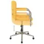 Silla de oficina giratoria de tela amarilla mostaza de , Sillas de oficina - Ref: Foro24-334798, Precio: 111,84 €, Descuento: %