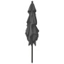 Sombrilla de 3 niveles poste aluminio gris antracita 2,5x2,5 m de vidaXL, Sombrillas - Ref: Foro24-313838, Precio: 78,37 €, D...