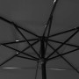 Sombrilla de 3 niveles poste aluminio gris antracita 2,5x2,5 m de vidaXL, Sombrillas - Ref: Foro24-313838, Precio: 78,37 €, D...