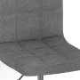 Taburete de cocina giratorio de tela gris claro de , Taburetes de cocina - Ref: Foro24-334199, Precio: 83,41 €, Descuento: %