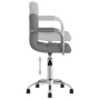 Silla de comedor giratoria tela gris claro de , Sillas de comedor - Ref: Foro24-3087969, Precio: 95,83 €, Descuento: %