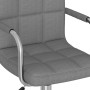 Silla de comedor giratoria tela gris claro de , Sillas de comedor - Ref: Foro24-3087969, Precio: 95,83 €, Descuento: %