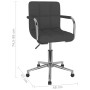 Silla de comedor giratoria tela gris oscuro de , Sillas de comedor - Ref: Foro24-3088156, Precio: 92,38 €, Descuento: %