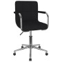 Silla de comedor giratoria tela negro de , Sillas de comedor - Ref: Foro24-3088161, Precio: 102,26 €, Descuento: %