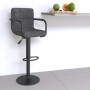Taburete de cocina de terciopelo gris oscuro de , Taburetes de cocina - Ref: Foro24-334649, Precio: 85,50 €, Descuento: %